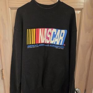 Vintage Nascar Crew Neck Black XL